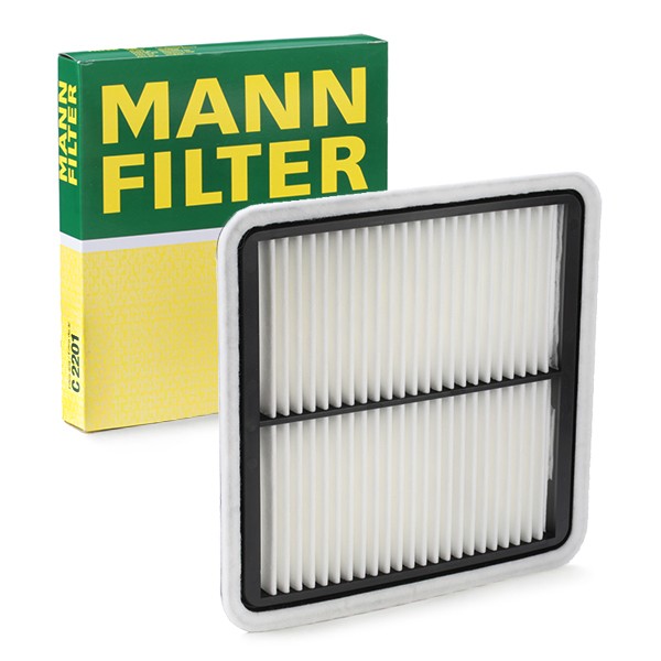 MANN-FILTER Luftfilter SUBARU C 2201 16546AA090,16546AA120,16546AA12A Motorluftfilter,Filter für Luft von MANN-FILTER