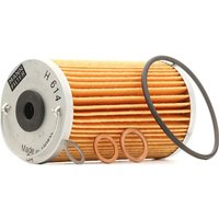 MANN-FILTER Ölfilter Filtereinsatz H 614 n Motorölfilter,Filter für Öl MERCEDES-BENZ,PUCH,190 (W201),Stufenheck (W123),G-Klasse SUV (W463) von MANN-FILTER