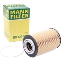 MANN-FILTER Ölfilter Filtereinsatz HU 1291/1 z Motorölfilter,Filter für Öl NEOPLAN,MAN,CITYLINER II,LION´S CITY,LION´S COACH,LION´S REGIO,NG,NL,TGM II von MANN-FILTER
