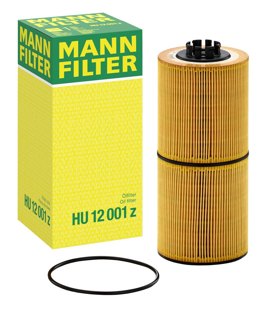 MANN-FILTER Ölfilter MERCEDES-BENZ,SISU,SETRA HU 12 001 z 0019965880,0019965881,A4731800909 Motorölfilter,Filter für Öl F652201510010,MX905453 von MANN-FILTER