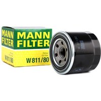 MANN-FILTER Ölfilter Anschraubfilter W 811/80 Motorölfilter,Filter für Öl OPEL,FORD,HYUNDAI,Campo (TF0, TF1),Monterey A (M92),Monterey B (M98) von MANN-FILTER