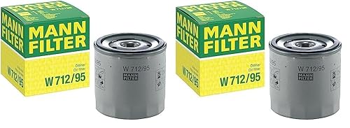 MANN-FILTER W 712/95 Ölfilter – Für PKW (Packung mit 2) von MANN-FILTER