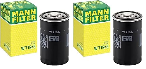 MANN-FILTER W 719/5 Ölfilter – Für PKW und Nutzfahrzeuge (Packung mit 2) von MANN-FILTER