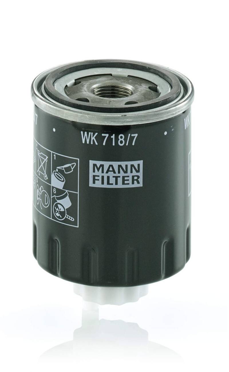 MANN-FILTER WK 718/7 Kraftstofffilter - für Off-Highway Anwendungen von MANN-FILTER