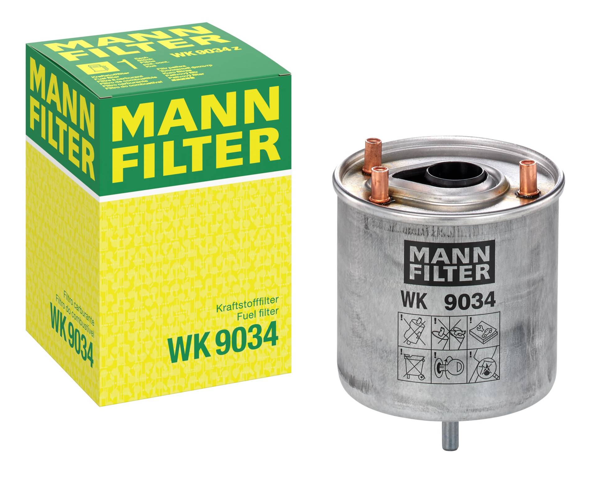 MANN-FILTER WK 9034 Kraftstofffilter – Für PKW von MANN-FILTER