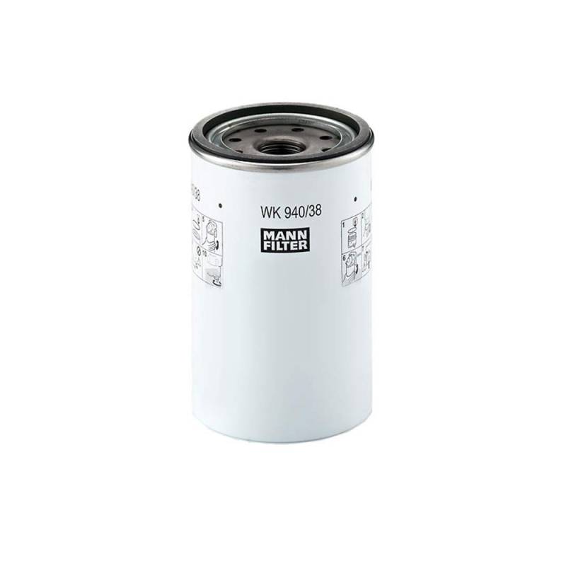 MANN-FILTER WK 940/38 x Kraftstofffilter - für Lkw + Busse von MANN-FILTER