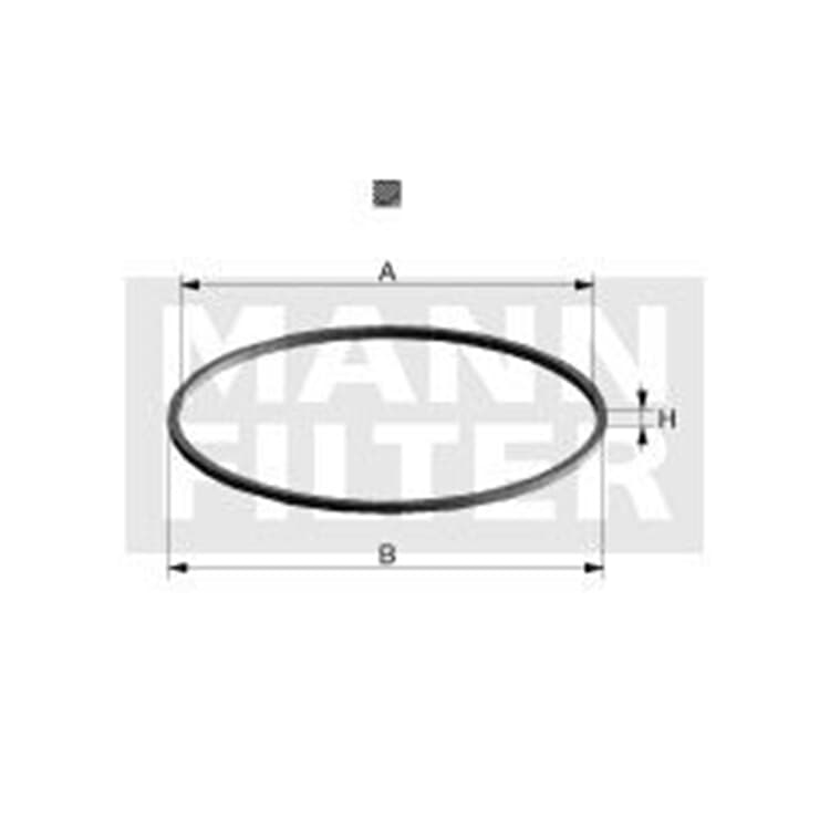 Mann Dichtung ?lfilter DI75-00 von MANN-FILTER