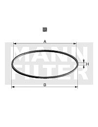 Mann-filter Dichtung, Ölfilter [Hersteller-Nr. Di75-00] von MANN-FILTER