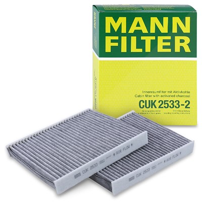 Mann-filter Filter, Innenraumluft [Hersteller-Nr. CUK2533-2] für Alpina, BMW, Rolls-royce von MANN-FILTER