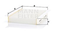 Mann-filter Filter, Innenraumluft [Hersteller-Nr. CU22022] für Fiat, Jeep von MANN-FILTER