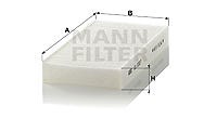 Mann-filter Filter, Innenraumluft [Hersteller-Nr. CU2327-2] für Honda von MANN-FILTER