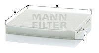 Mann-filter Filter, Innenraumluft [Hersteller-Nr. CU2362] für Hyundai, Kia von MANN-FILTER