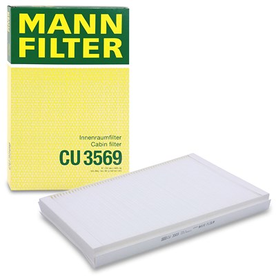 Mann-filter Filter, Innenraumluft [Hersteller-Nr. CU3569] für Mercedes-Benz, VW von MANN-FILTER