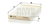 Mann-filter Filter, Innenraumluft [Hersteller-Nr. CU15001] für Nissan von MANN-FILTER