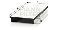 Mann-filter Filter, Innenraumluft [Hersteller-Nr. CU3360] für Porsche von MANN-FILTER