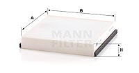 Mann-filter Filter, Innenraumluft [Hersteller-Nr. CU1931-2] für Renault von MANN-FILTER