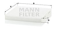 Mann-filter Filter, Innenraumluft [Hersteller-Nr. CU2132] für Smart von MANN-FILTER