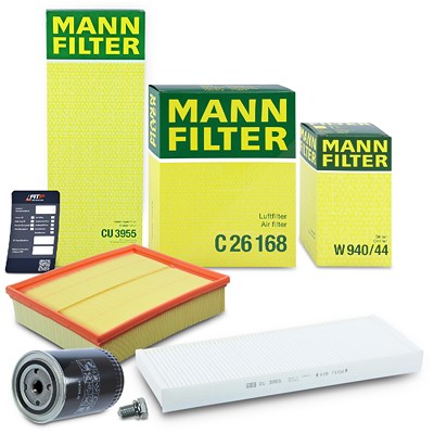 Mann-filter Inspektionspaket Filtersatz SET A für Audi, VW von MANN-FILTER