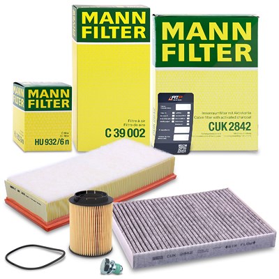 Mann-filter Inspektionspaket Filtersatz SET A für Audi, Porsche, VW von MANN-FILTER