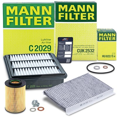 Mann-filter Inspektionspaket Filtersatz SET A für Hyundai, Kia von MANN-FILTER