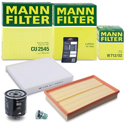 Mann-filter Inspektionspaket Filtersatz SET A für Seat, Skoda, VW von MANN-FILTER