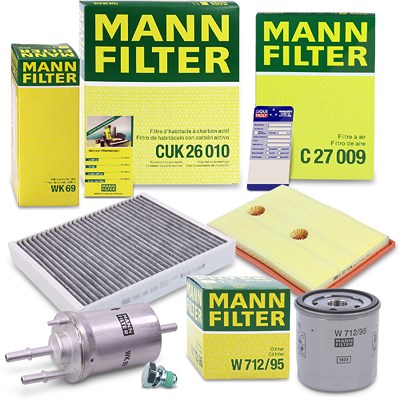 Mann-filter Inspektionspaket Filtersatz SET B für Audi, Seat, VW von MANN-FILTER