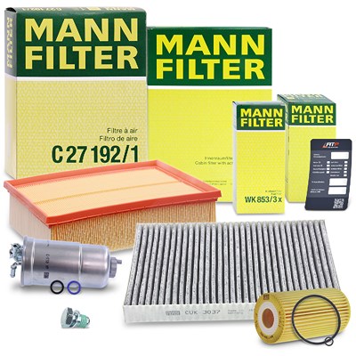 Mann-filter Inspektionspaket Filtersatz SET B für Audi von MANN-FILTER
