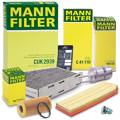 Mann-filter Inspektionspaket Filtersatz SET B für Audi, Seat, Skoda, VW von MANN-FILTER
