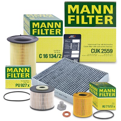 Mann-filter Inspektionspaket Filtersatz SET B für Ford Mann-filter Inspektionspaket Filtersatz SET B für Ford von MANN-FILTER