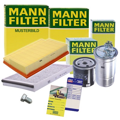 Mann Filter Inspektionspaket Filtersatz SET B Ford: Mondeo IV, S-MAX, Gala von MANN-FILTER