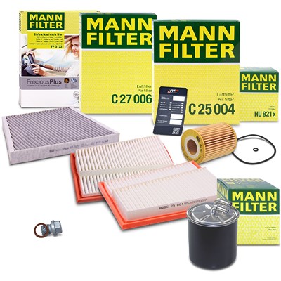 Mann-filter Inspektionspaket Filtersatz SET B für Mercedes-Benz von MANN-FILTER