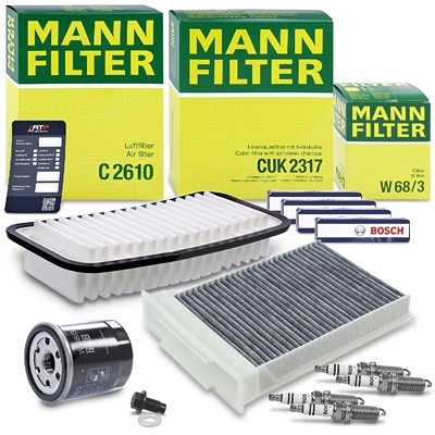 Mann-filter Inspektionspaket Filtersatz SET C für Citroën, Peugeot von MANN-FILTER