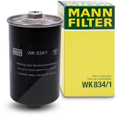 Mann-filter Kraftstofffilter [Hersteller-Nr. WK834/1] für Audi, Seat, VW von MANN-FILTER