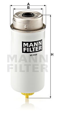 Mann-filter Kraftstofffilter [Hersteller-Nr. WK8104] für Ford von MANN-FILTER