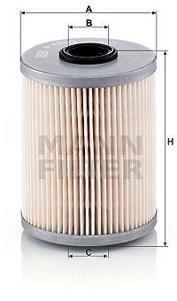 Mann-filter Kraftstofffilter [Hersteller-Nr. P733/1x] für Citroën, Mitsubishi, Nissan, Opel, Renault, Suzuki, Volvo von MANN-FILTER