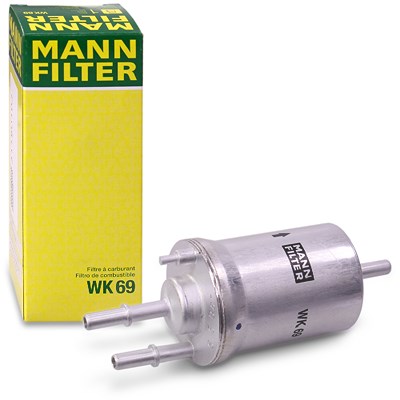 Mann-filter Kraftstofffilter [Hersteller-Nr. WK69] für Audi, Ktm, Seat, Skoda, VW von MANN-FILTER