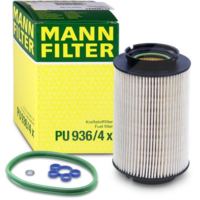 Mann-filter Kraftstofffilter [Hersteller-Nr. PU 936/4 x] für Audi, Seat, Skoda, VW von MANN-FILTER