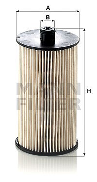 Mann-filter Kraftstofffilter [Hersteller-Nr. PU816x] für VW von MANN-FILTER
