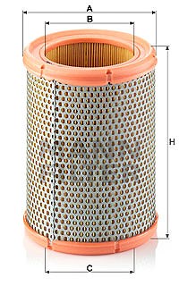 Mann-filter Luftfilter [Hersteller-Nr. C1362] für Aston Martin, Dacia, Renault, Volvo von MANN-FILTER