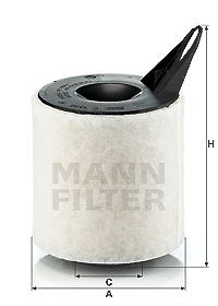Mann-filter Luftfilter [Hersteller-Nr. C1370] für BMW von MANN-FILTER