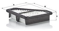 Mann-filter Luftfilter [Hersteller-Nr. C20014] für Honda von MANN-FILTER