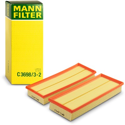 Mann-filter Luftfilter [Hersteller-Nr. C3698/3-2] für Mercedes-Benz von MANN-FILTER
