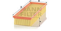 Mann-filter Luftfilter [Hersteller-Nr. C37132] für Seat, VW von MANN-FILTER