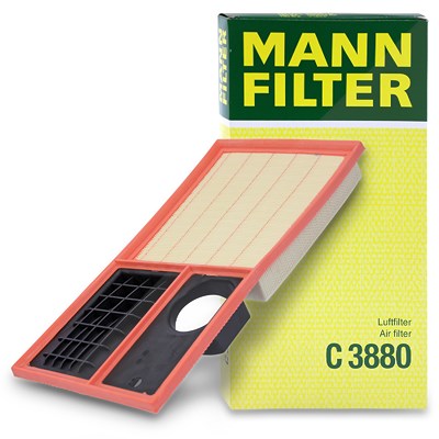 Mann-filter Luftfilter [Hersteller-Nr. C3880] für Seat, Skoda, VW von MANN-FILTER