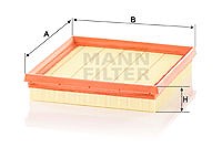 Mann-filter Luftfilter [Hersteller-Nr. C21014] für Skoda, VW von MANN-FILTER