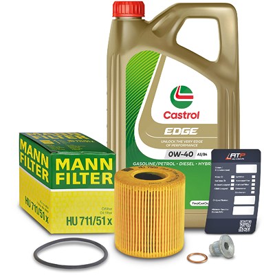 Mann-filter Ölfilter+Schraube+5 L Castrol 0W-40 A3/B4 für Mini Mann-filter Ölfilter+Schraube+5 L Castrol 0W-40 A3/B4 für Mini von MANN-FILTER