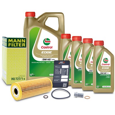 Mann-filter Ölfilter+Schraube+9 L Castrol 0W-40 A3/B4 für Ssangyong, VW Mann-filter Ölfilter+Schraube+9 L Castrol 0W-40 A3/B4 für Ssangyong, VW von MANN-FILTER