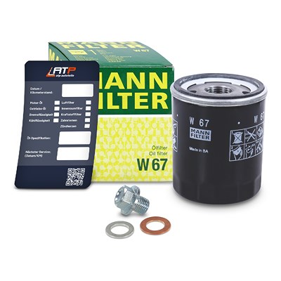 Mann-filter Ölfilter+Schraube+Ölwechselanhänger für Mitsubishi, Smart Mann-filter Ölfilter+Schraube+Ölwechselanhänger für Mitsubishi, Smart von MANN-FILTER