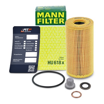 Mann-filter Ölfilter+Schraube+Ölwechselanhänger für Nissan, Opel, Renault von MANN-FILTER