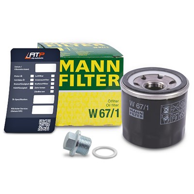 Mann-filter Ölfilter+Schraube+Ölwechselanhänger für Subaru Mann-filter Ölfilter+Schraube+Ölwechselanhänger für Subaru von MANN-FILTER